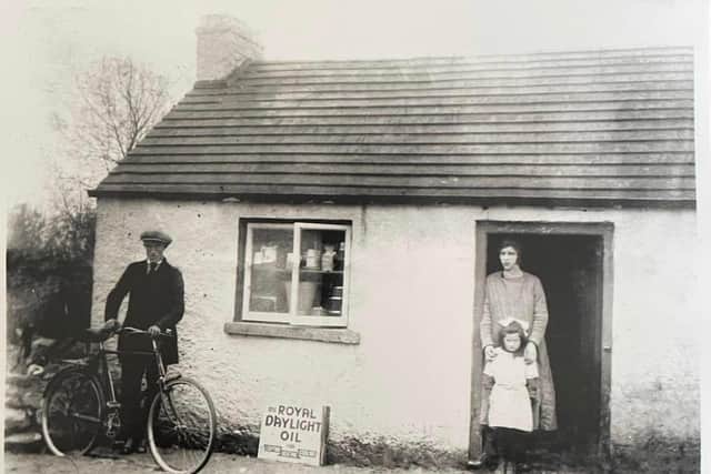 An early photograph of the store near Moneymore.
