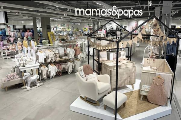 Mamas & Papas opens its largest concession in the UK and Ireland at Marks and Spencer Sprucefield. Pic credit: Mamas & Papas