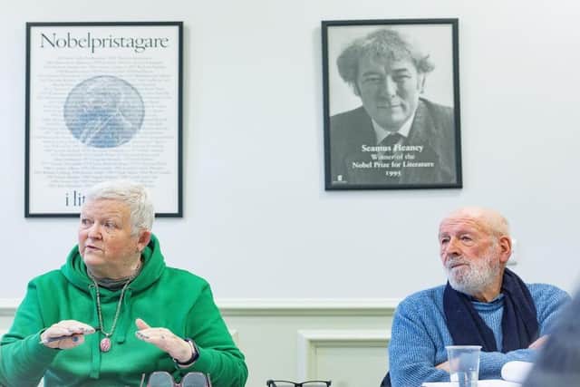 Participants at the writing workshop at Seamus Heaney HomePlace. Credit: Submitted