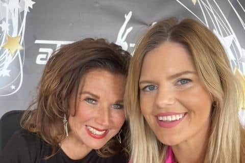 Abby Lee Miller with VLDD owner Victoria Lagan