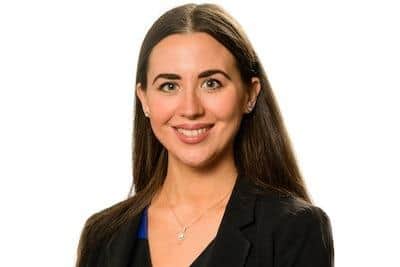 Sorcha Eastwood MP votes against proposed two-child cap on universal credit. Pic credit: Alliance
