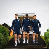 Aaron Donnelly, Lee Bonis and Callum Marshall are involved with their first NI senior camp. (Pic @NorthernIreland).