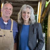 BBC One's The Repair Shop's resident horologist Steve Fletcher and leather expert Suzie Fletcher. Photo provided by The Repair Shop