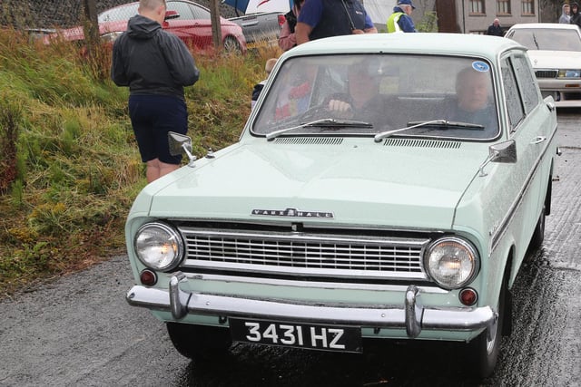 Pictured at the Armoy road racing vintage car show on Wednesday evening
