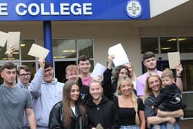 80 per cent of pupils achieved three or more A Level grades at A*-C. (Contributed).