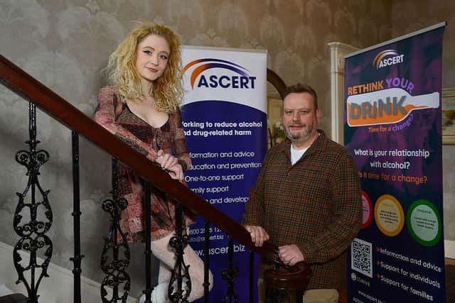 Janet Devlin and Gary McMichael (Chief Executive ASCERT). Pic: Pacemaker