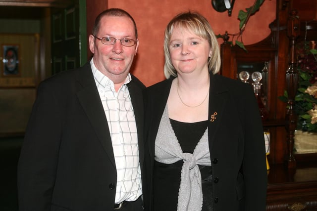Sean Greene and Kathleen Barcley, who organised a dance in McLaughlin's Corner to raise money for Cancer Research in 2007
