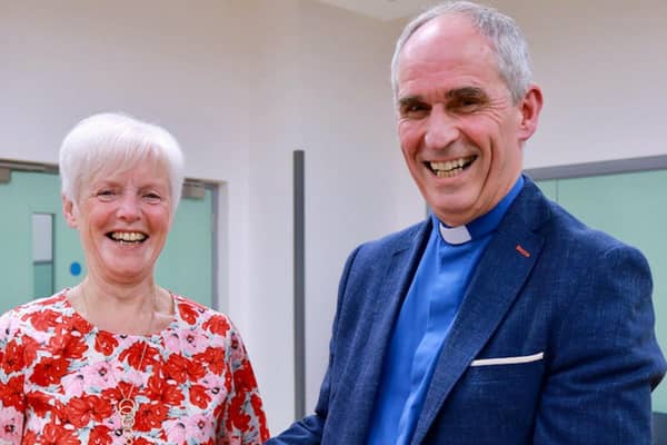 Roderic West and his wife Joan who both received BEMs in the New Year's Honours. Pic credit: Church of Ireland