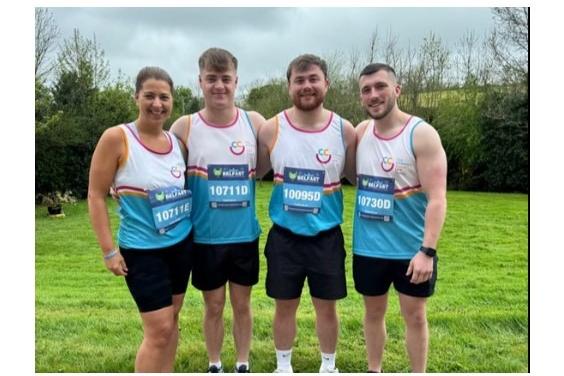 Cody Challenges U to .......... had four marathon runners and eight Relay teams running on Sunday, raising money for The Children's Cancer Unit Charity in Belfast and Angel Wishes. Three marathon runners were first time marathon runners: Alan and Kelly Corbett and Lisa Gordon.