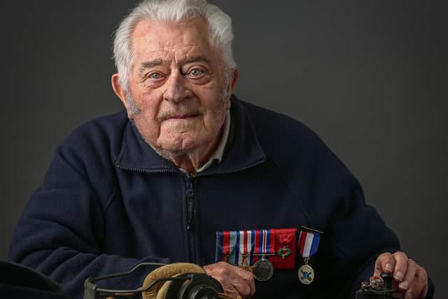 RAF veteran and Ulster Aviation Society volunteer Fred Jennings recently celebrated his 88th birthday. Pic credit: Alan Chowney