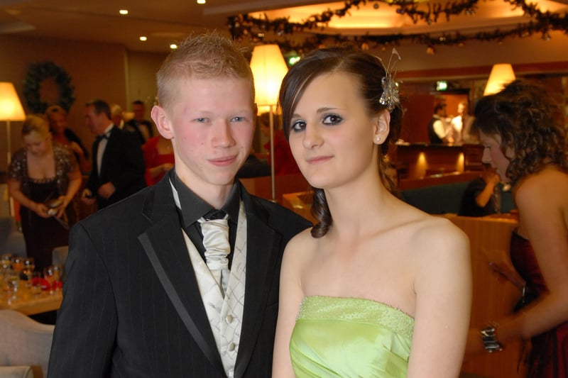 Graham McKee and Ruth Hamilton in Rosspark Hotel for a formal. LT50-374-PR