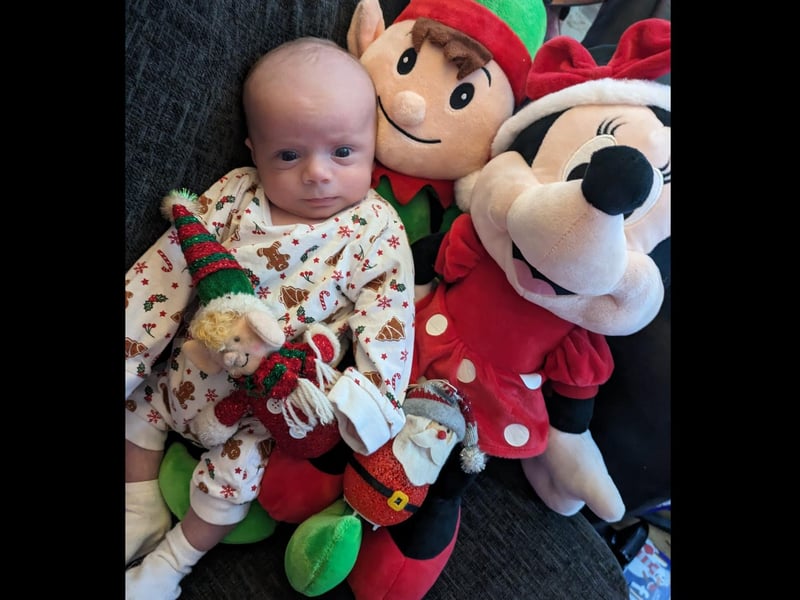Billy-John's first Christmas.
