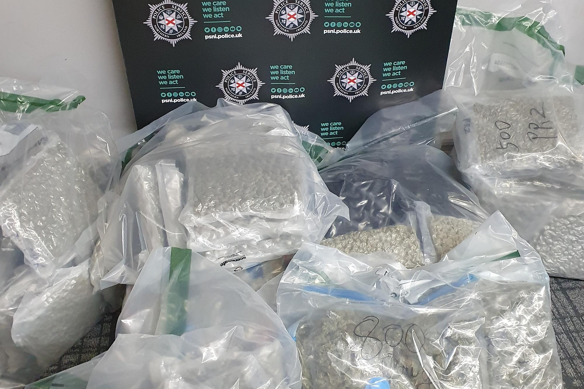 Two men arrested and £500,000 worth of drugs seized in PSNI and An ...