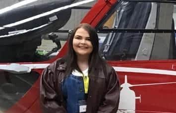 The HEMS team treated Bushmills woman Rebekah at the scene and following surgery and a long recovery including physio, she is now back to work and doing very well. CREDIT AANI