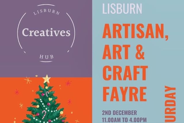 Lisburn Creatives Hub will be hosting an artisan craft and art fayre in Bow Street Mall in Lisburn on December 2 from 11am until 4pm.