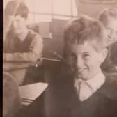 Brian McCaffery at St Columba's PS in Portadown and his P6 friends Anthony Quinn, John Hamill, Damien Brown and Vincent Marley.