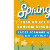 A new campaign is encouraging people in Whitehead – and beyond – to carry out good deeds as part of Pay It Forward Week.  Image provided by Music and Mind