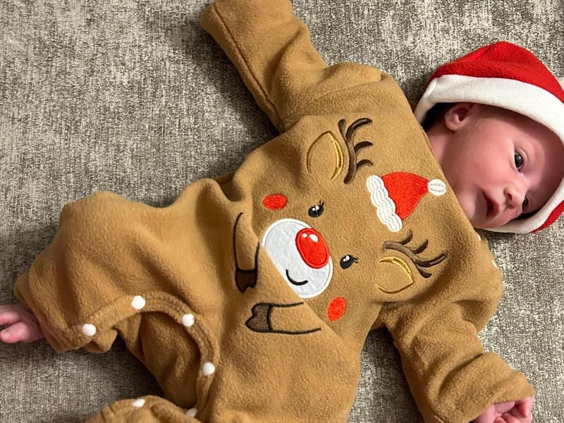 A lovely Rudolph-inspired outfit.