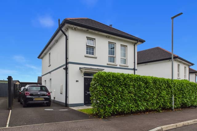 The contemporary and spacious home is situated within the Farm Lodge Lane development in Magherafelt.