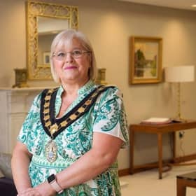 Councillor Mary O’Dowd has been formally installed as the new Lord Mayor of Armagh City, Banbridge and Craigavon Borough Council. Picture: ABC Borough Council.