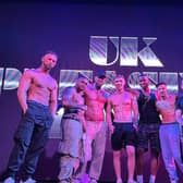 Stripper act UK Pleasure Boys pictured on their latest visit to Northern Ireland - this time Banbridge
