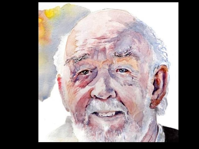Billy Austin is a portrait and landscape artist famous for his paintings of famous as well as local people. A former Advertising Manager with the Portadown Times, who started painting portraits when he worked in Portadown, is now in his 80s and still going strong. Billy, who moved out to Tandragee, Co Armagh more than 55 years ago, says he was ‘born with a brush in my hand’. His work is so popular now he has gained many commissions, most recently for renowned musician and composer Phil Coulter and his wife. Indeed Billy’s work hangs on walls worldwide with many Americans enjoying his landscapes of thatched cottages in Ireland.