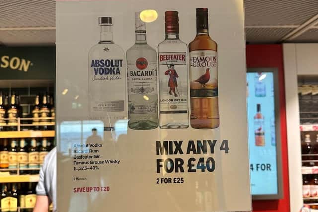 There are great savings to be had on alcohol sales in the Stena Line duty free shop.