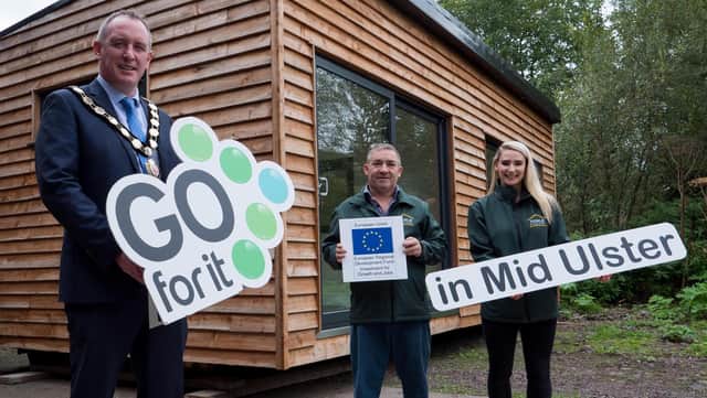 Father and daughter duo, Johnson and Laura Irwin, from Dungannon launched a bespoke Scandinavian-style timber cabin business