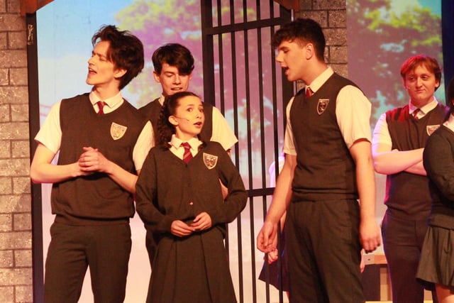 The senior students of Crunchem Hall Elementary School describe life as a pupil to Lavender, played by Sarah Taylor.