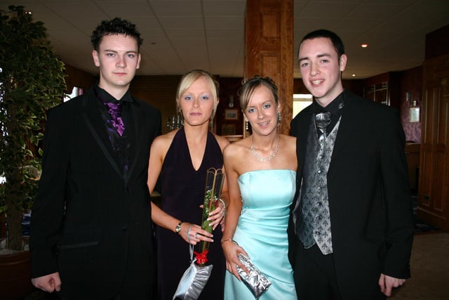 Cross and Passion pupils pictured at the Marine Hotel just before leaving to attend their formal at Ross Park, Kells, in 2006.