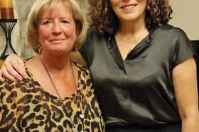 Gillian Ward (née Beasley) and Denise Chambers.