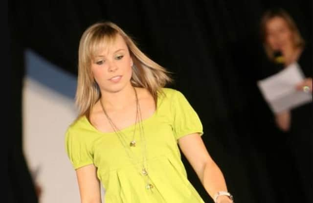 Sarah Galbraith modelled at the First Carrickfergus Girls; Brigade fashion show in 2007.