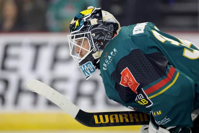 It is the signing that the Stena Line Belfast Giants' fanbase had been hoping for. And now it has been confirmed, netminder Tyler Beskorowany will be returning for the upcoming 2023/24 season. Photo by William Cherry/Presseye