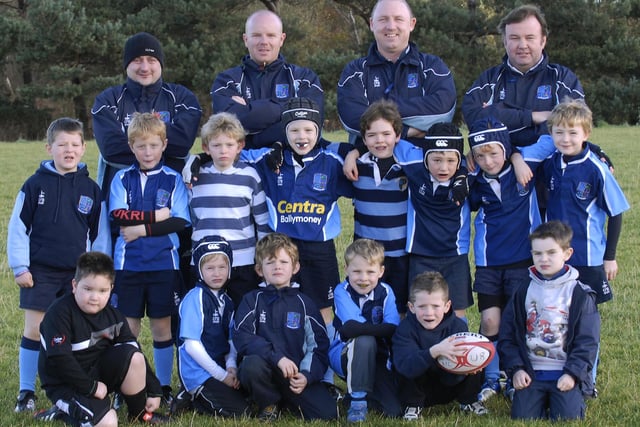 The Ballymoney under-8 team which faced a City of Derry side at Judges Road back in 2011.