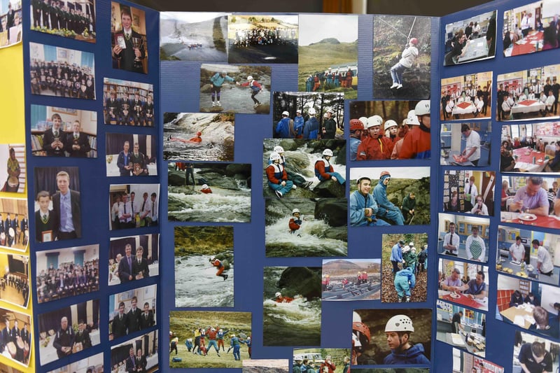 A display of action shots from St Paul’s JHS school trips over the years.