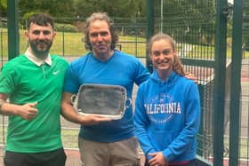Main event winners Shane McAteer and Anna Glover.