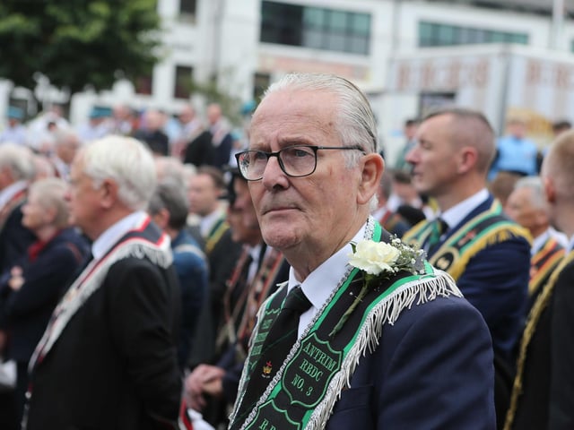 Pictured at the 'Last Saturday' parade in Larne.