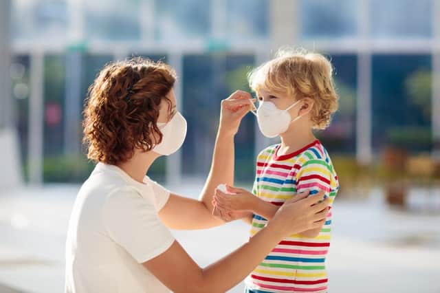 WHO guidance states children aged between six and 12 should wear face masks (Photo: Shutterstock)