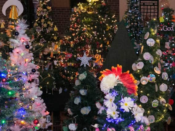 Previous Christmas tree festival in 2014.