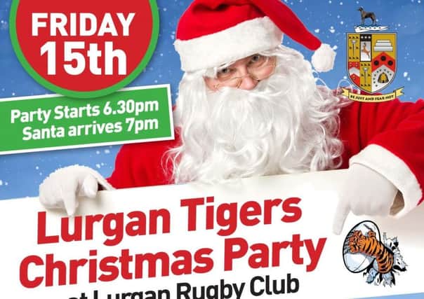 Chrisrmas Party time at Rugby Club.