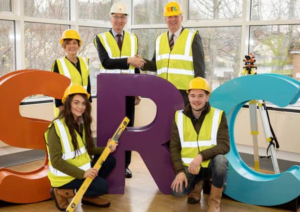 Celebrating the appointment of a contractor for SRC's Armagh campus.