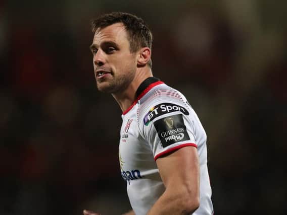 Ulster's Tommy Bowe suffered a hamstring injury against Harlequins