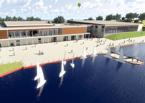 An artist's impression of the new leisure centre