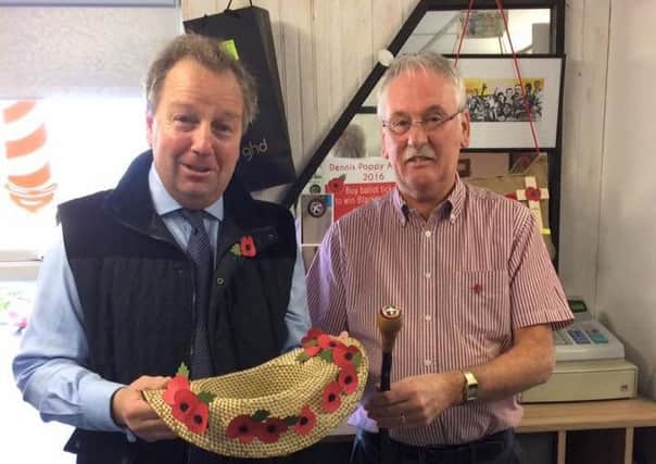 Denis pictured with the former South Antrim UUP MP, Danny Kinahan.
