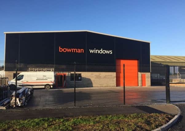 Bowman Windows new purpose built factory at Scarva Road Industrial Estate, Banbridge.