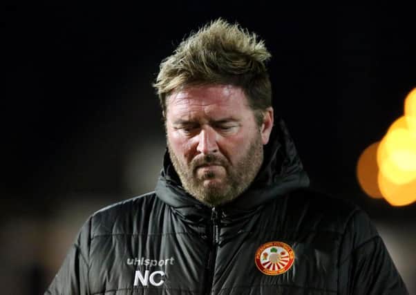 Portadown manager Naill Currie. Pic by INPHO