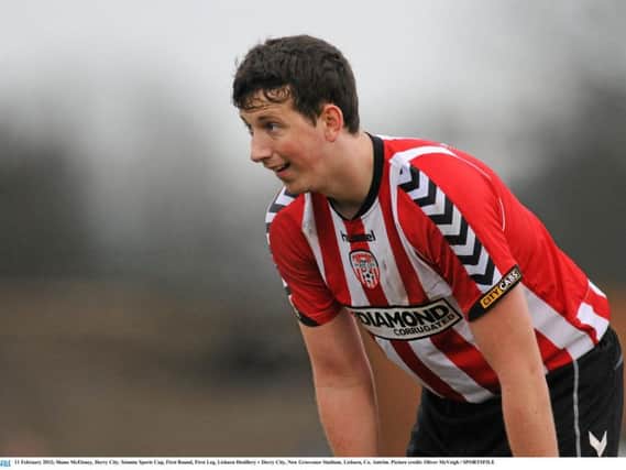 Former Derry City and ex-Northern Ireland U21 international, Shane McEleney has signed for Larne Football Club.