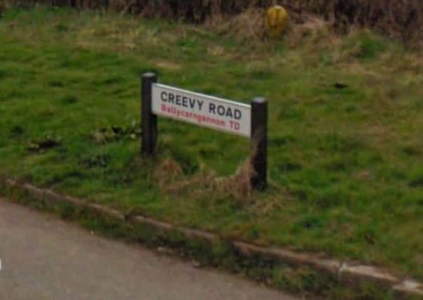 Creevy Road. Pic by Google