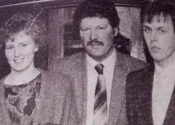 Pictured at the Milebush Young Farmers Club ploughing match dinner in the Highways Hotel, 1989