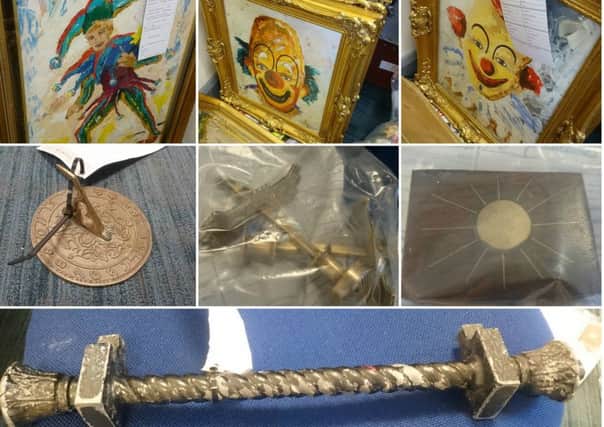Items stolen in the Craigavon area